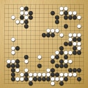 Board position at the end of game WAGC 1979 - Round 1 - Game 11: Graeme Parmenter vs Horst Kippe