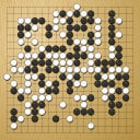 Board position at the end of game WAGC 1979 - Round 1 - Game 8: Hajime Yasunaga vs Lojze Suc