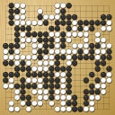 Board position at the end of game WAGC 1979 - Round 1 - Game 2: Tsu-te Chen vs Yasuro Kikuchi