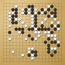 Board position at the end of game WAGC 1979 - Round 2 - Game 4: Bunsho Murakami vs Horst Kippe