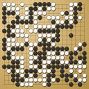 Board position at the end of game WAGC 1979 - Round 3 - Game 1: Weiping Nie vs Sun-kun Lim