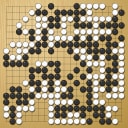 Board position at the end of game WAGC 1979 - Round 4 - Game 4: Yong-ho Lee vs Kang-mean Baek
