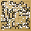 Board position at the end of game WAGC 1979 - Round 5 - Game 2: Bunsho Murakami vs Chai-jui Chen