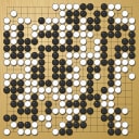 Board position at the end of game WAGC 1980 - Round 1 - Game 6: Janusz Kraszek vs Keun-seuk Han