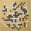 Board position at the end of game WAGC 1980 - Round 2 - Game 1: Kwok-cheung Lam vs Fumiaki Imamura