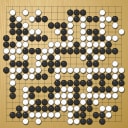Board position at the end of game WAGC 1980 - Round 2 - Game 4: Matthew Macfadyen vs Xiao-guang Liu