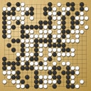 Board position at the end of game WAGC 1980 - Round 2 - Game 7: Sang-choul Lee vs Kyung Kim