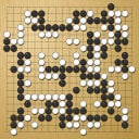 Board position at the end of game WAGC 1980 - Round 2 - Game 9: Seun-beum Kang vs John Power