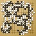 Board position at the end of game WAGC 1980 - Round 2 - Game 16: Vladimir Lassak vs Jean Michel
