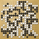 Board position at the end of game WAGC 1980 - Round 3 - Game 12: Jean Michel vs Zoran Mutabzija