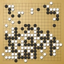 Board position at the end of game WAGC 1980 - Round 3 - Game 6: Sang-choul Lee vs Eduardo Lopez-Herrero