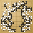 Board position at the end of game WAGC 1980 - Round 4 - Game 4: Ronald Schlemper vs Keun-seuk Han