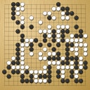 Board position at the end of game WAGC 1981 - Round 1 - Game 9: Il-doo Moon vs Milan Kochandrle
