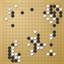 Board position at the end of game WAGC 1981 - Round 1 - Game 5: Per-inge Olsson vs Xiao-guang Liu
