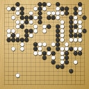 Board position at the end of game WAGC 1981 - Round 2 - Game 3: Bunsho Murakami vs Peter Gaspari