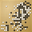 Board position at the end of game WAGC 1981 - Round 2 - Game 11: Matthew Macfadyen vs Eduardo Lopez-Herrero