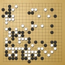 Board position at the end of game WAGC 1981 - Round 2 - Game 4: Robert Rehm vs Sang-don Park