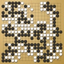 Board position at the end of game WAGC 1981 - Round 3 - Game 6: Jurgen Mattern vs Hai-chow Chen