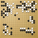 Board position at the end of game WAGC 1981 - Round 4 - Game 5: Matthew Macfadyen vs Il-doo Moon