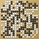 Board position at the end of game WAGC 1981 - Round 5 - Game 2: Bunsho Murakami vs Sang-don Park