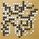 Board position at the end of game WAGC 1981 - Round 5 - Game 4: Ron Snyder vs Terence Stacey