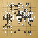 Board position at the end of game WAGC 1982 - Round 4 - Game 3: Cheng-chua Pang vs Eduard Ekart