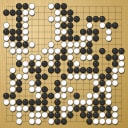 Board position at the end of game WAGC 1982 - Round 4 - Game 1: Chul-jung Kim vs Ta-yuan Tsao