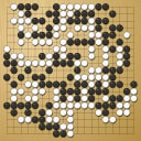 Board position at the end of game WAGC 1982 - Round 5 - Game 2: Hironori Hirata vs Chul-jung Kim