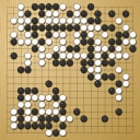 Board position at the end of game WAGC 1982 - Round 6 - Game 1: Masaki Kanno vs Jong-hoon Na