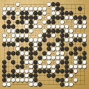 Board position at the end of game WAGC 1983 - Round 4 - Game 3: Martin Dieterich vs Gin-hor Chan