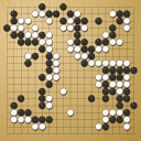 Board position at the end of game WAGC 1983 - Round 5 - Game 7: Miloslav Jukic vs Dix Sandbeck