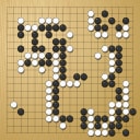 Board position at the end of game WAGC 1984 - Round 5 - Game 2: Stefan Budig vs Matthew Macfadyen