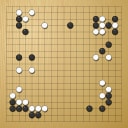 Board position at the end of game WAGC 1984 - Round 7 - Game 4: Jorge Sasaki vs Ulf Olsson