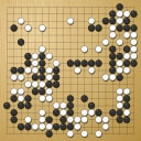 Board position at the end of game WAGC 1984 - Round 7 - Game 2: Ronald Schlemper vs Chang-hyeok Yoo