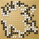 Board position at the end of game WAGC 1985 - Round 2 - Game 3: Barry Phease vs Gunnar von Arnold