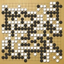 Board position at the end of game WAGC 1985 - Round 2 - Game 4: Leszek Soldan vs Zoran Mutabzija