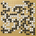 Board position at the end of game WAGC 1985 - Round 3 - Game 1: Jian-Hong Wang vs Ka-Yui Chan