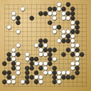 Board position at the end of game WAGC 1985 - Round 3 - Game 5: John Chen vs Francisco Garcia de la Banda
