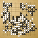 Board position at the end of game WAGC 1985 - Round 4 - Game 6: Chui-Onn Cheong vs John Chen