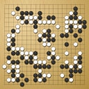 Board position at the end of game WAGC 1985 - Round 4 - Game 3: David Schoffel vs Andre Moussa