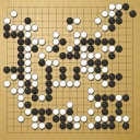 Board position at the end of game WAGC 1985 - Round 5 - Game 1: Helmut Hasibeder vs King-Hwa Perng