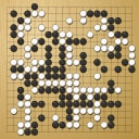 Board position at the end of game WAGC 1985 - Round 5 - Game 6: Matti Siivola vs Sergio Parimbelli
