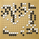 Board position at the end of game WAGC 1986 - Round 1 - Game 2: Wolfgang Isele vs Ivan Detkov