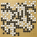 Board position at the end of game WAGC 1986 - Round 3 - Game 2: Ronald Schlemper vs Janusz Kraszek