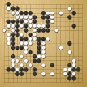 Board position at the end of game WAGC 1986 - Round 5 - Game 3: Terence Stacey vs Yoon-Bae Kim