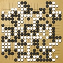 Board position at the end of game WAGC 1986 - Round 6 - Game 1: Yasuro Kikuchi vs Chul-jung Kim