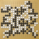 Board position at the end of game WAGC 1986 - Round 8 - Game 1: Xue-Lin Song vs Chul-jung Kim