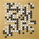 Board position at the end of game WAGC 1987 - Round 3 - Game 3: Moo-Yong Song vs Viktor Bogdanov