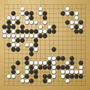 Board position at the end of game WAGC 1987 - Round 5 - Game 1: Matthew Macfadyen vs Fumiaki Imamura