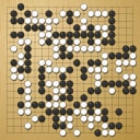 Board position at the end of game WAGC 1987 - Round 8 - Game 2: Janusz Kraszek vs Ping-Fai Tsang